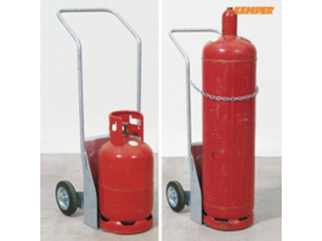 Gas bottle cart for 340 mm bottles
