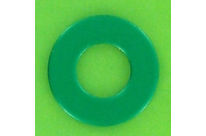 Washers and Circlips : Flat Washers - Without Chamfer - Medium Series &amp;quot;M&amp;quot; - Aluminium - Blister pack of 5 Washers, M Series AG3 OA, Green