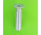 Hex Socket Screws : Countersunk Hex Socket Head - White Zinc 10.9 Steel - Hex Socket Countersunk Head, White Zinc 10.9 Steel, Fully Threaded, DIN 7991