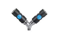 Raccord prevoS1 - male threaded twin coupling