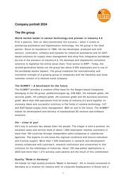 Catalogue ifm electronic Company Portrait