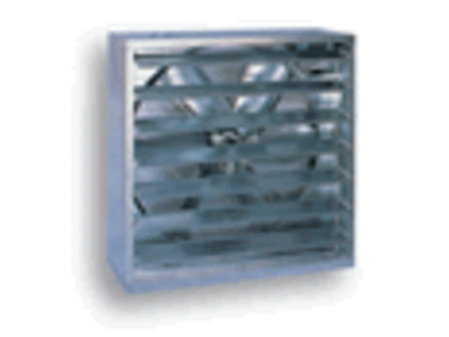 Industrial Range : Fan with belt driven motor : AXIAL BOX
