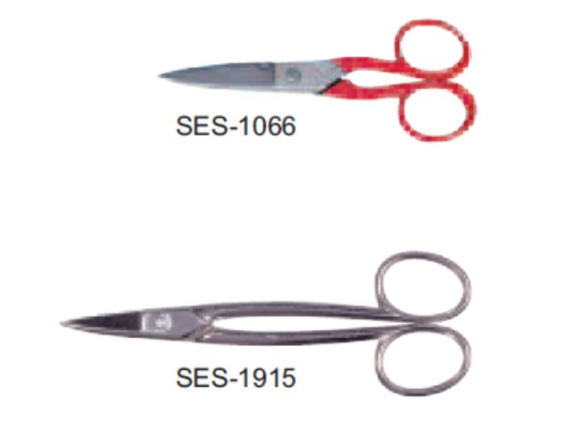 SES-1066 and SES-1915 wire scissors for electricians