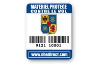 SBE Laptop Security Tag, Color Printing