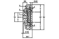Slide total extention Steel RA5R