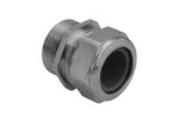 Cable glands nickel-plated brass for high temperature applications