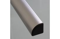 Rounded End Cap 30x30 8 mm slot profile - Black