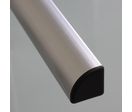 Rounded End Cap 30x30 8 mm slot profile - Black