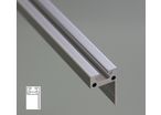 L-shaped flat aluminium profile 30x20 – 6mm slot
