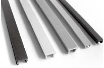 Cover profile - 8 mm slot - grey