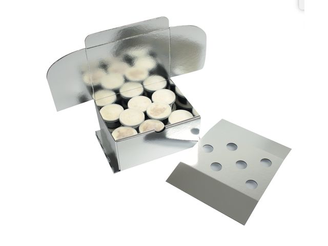 ice cream box with wedge and rail 244 x 174 x 120