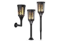 Set of 2 Solar Bollard Lamps - Dimmable - 4 mounting options