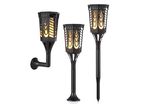 Set of 2 Solar Bollard Lamps - Dimmable - 4 mounting options