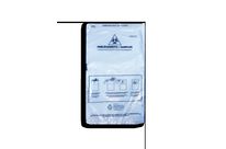 Secure double-pocket sealed pouch for laboratory and medical analyses