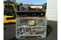 Metal crate storage folding
