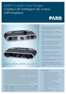Technical sheet FARO Cobalt Array Imager