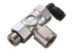 Pneumatic stop-cylinder fittings