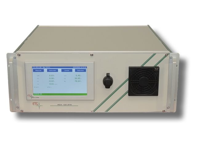 BIOGAS CH4 / CO2 / O2 / H2S / CO ANALYZER | MCA 100 BIO