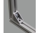 Fastening bracket for 6mm profile