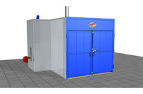 Static ovens with direct heat exchange