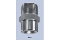 Low flow rate, full cone, axial whirl nozzle WL