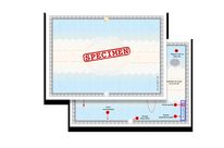 Secure certificate paper x17