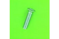 Metal Screws : Countersunk Head - Phillips Pozidriv Recess Countersunk Head, DIN 96 - White Zinc Steel