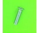 Metal Screws : Countersunk Head - Phillips Pozidriv Recess Countersunk Head, DIN 96 - White Zinc Steel