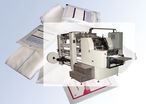 Surgical gauze compress machine