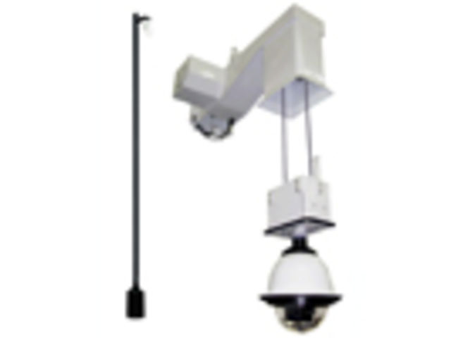 Camera Poles and Lowering Devices
