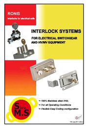 RONIS - INTERLOCKS SYSTEMS FOR ELECTRICAL SWITCHGEAR AND HM/MV EQUIPMENT