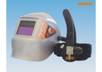 Fan unit with welding protection helmet: KEMPER freshflow® with autodark® 750