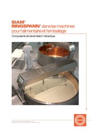 Catalogue RINGSPANN in Food and Packaging Machines
