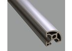 Rounded aluminium profile 30x30 8mm slot