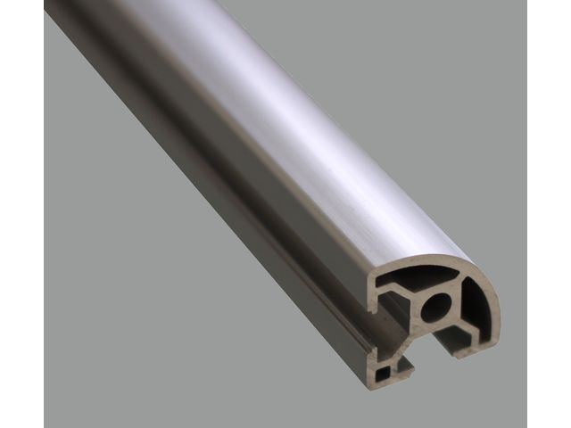 Rounded aluminium profile 30x30 8mm slot