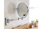 Wall Mounted 8" Makeup Mirror - 3x Magnification