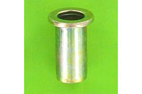&amp;quot;Rivklés&amp;quot; Flush Nuts : Rivklés, Steel - Smooth Round Body - Flat Head - Open Body