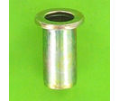 &quot;Rivklés&quot; Flush Nuts : Rivklés, Steel - Smooth Round Body - Flat Head - Open Body