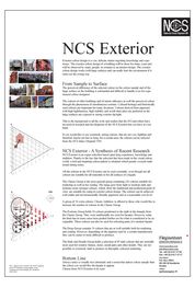 Exterior colour design with NCS