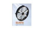 Wall-mounted industrial fan