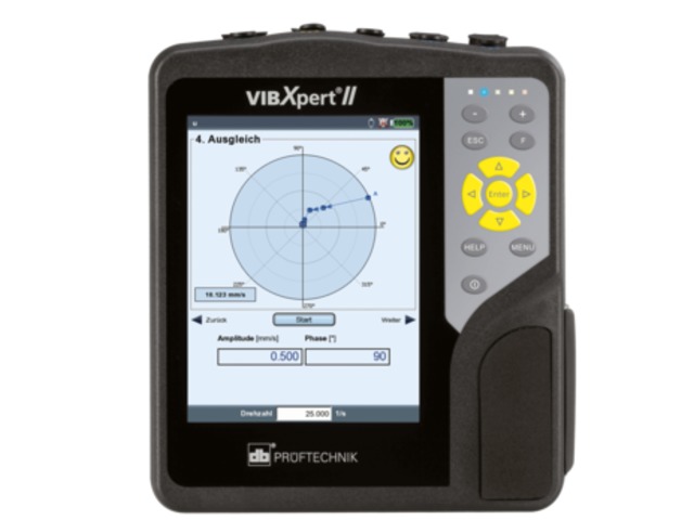 Portable systems for Condition Monitoring  :  VIBXPERT II Balancer