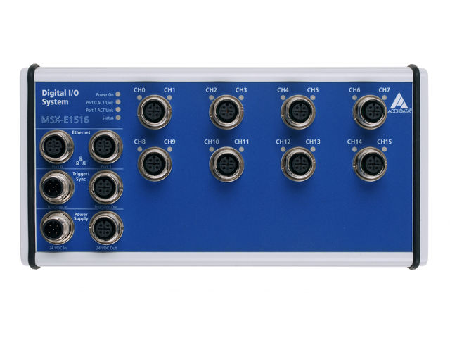 Ethernet system with 16 digital I/O - MSX-E1516