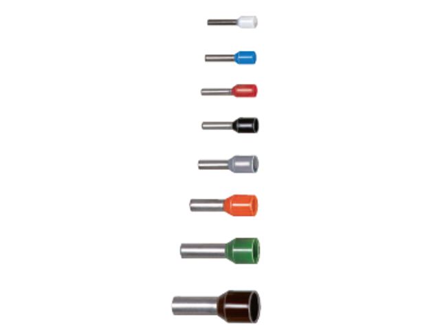PLIO® bootlace ferrules Material: tube in tinned copper 0,5 to 50 mm2