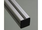 End Cap 50x50 10 mm slot profile - Black