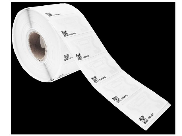 RFID UHF Label Impinj M730 65 × 35 mm Standard and On-Metal versions