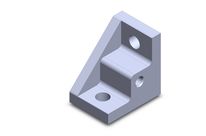 Bracket for 10 mm slot 40x40 profile + threaded hole