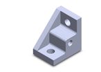 Bracket for 10 mm slot 40x40 profile + threaded hole