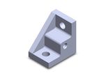 Bracket for 10 mm slot 40x40 profile + threaded hole