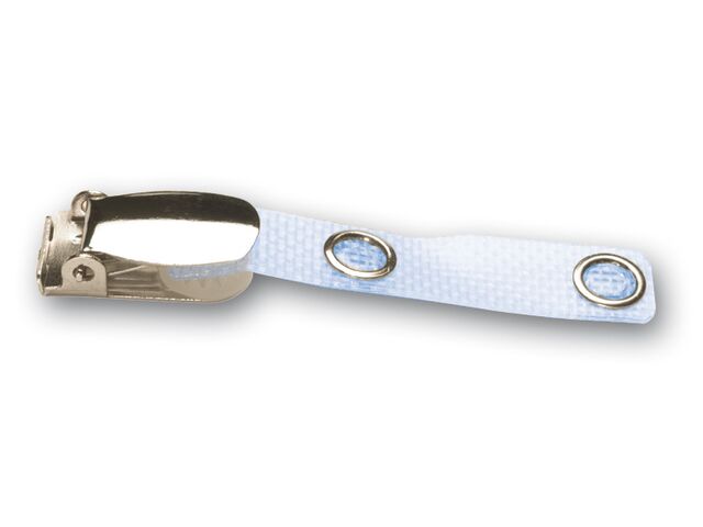 Reinforced Metal Badge Suspender Clip