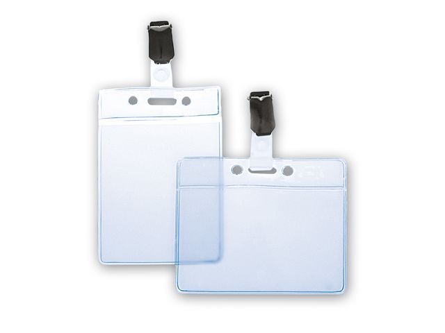 Flexible Badge Holder + Suspender Clip